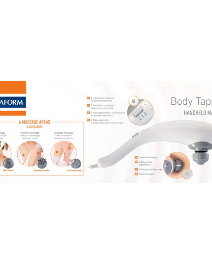 Lanaform Body Tapping – Slagmassageapparat för rygg, axlar och ben