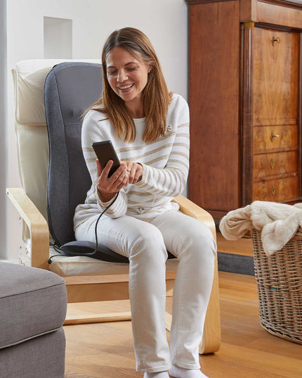 Lanaform Bodyscan Massager – Shiatsu massagesäte med kroppsskanning och värmefunktion