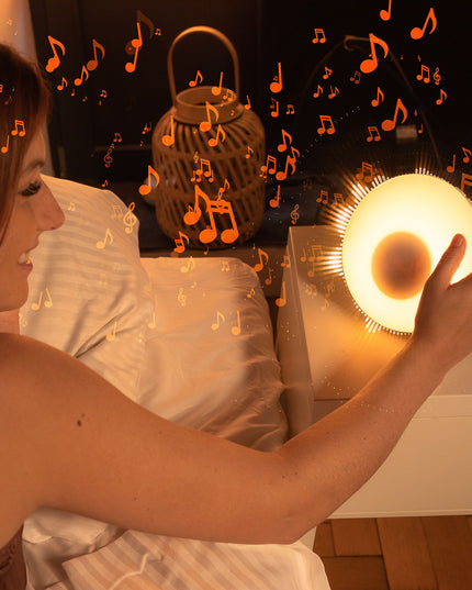 Lanaform Connected Sunrise & Sunset – Smart wake-up light med appstyrning och soluppgångssimulering