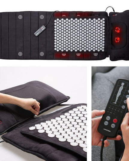Lanaform Delight Mattress – 3-i-1 massagebädd med värme och vibrationsmassage