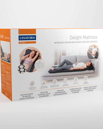 Lanaform Delight Mattress – 3-i-1 massagebädd med värme och vibrationsmassage