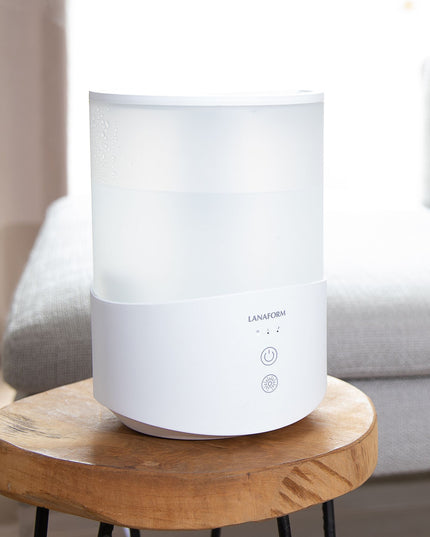 Lanaform Dobra – Luftfuktare med aromadiffuser och LED-ljus i elegant design