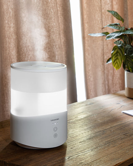 Lanaform Dobra – Luftfuktare med aromadiffuser och LED-ljus i elegant design