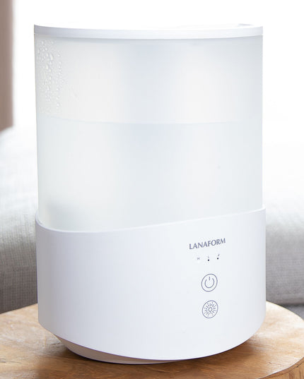 Lanaform Dobra – Luftfuktare med aromadiffuser och LED-ljus i elegant design