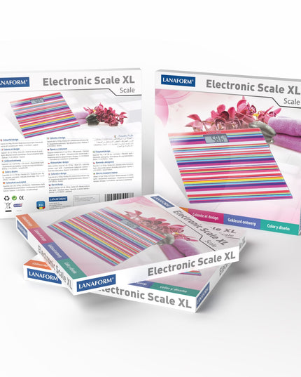 Lanaform Electronic Scale XL – Extra stor digital personvåg med hög maxvikt