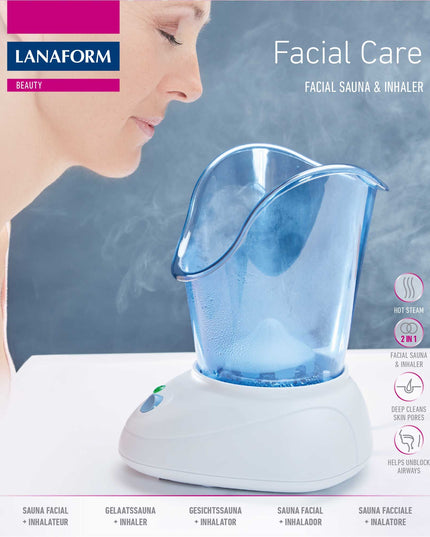 Lanaform Facial Care – Ansiktsångbad och rengöringskit för hudvård hemma