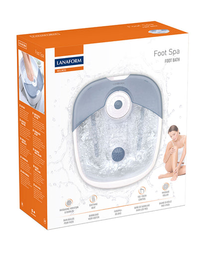 Lanaform Foot Spa – Fotbad med bubblor, värme och massage