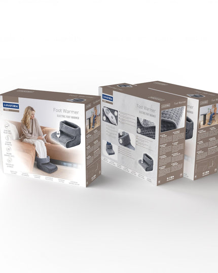 Lanaform Foot Warmer – Elektrisk fotvärmare med extra mjukt foder