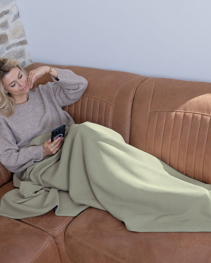 Lanaform Heat Wrap – Uppladdningsbar värmeponcho för axlar och kropp