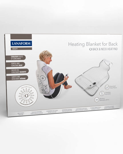 Lanaform Heating Blanket Back – Elektriskt värmetäcke för rygg och axlar
