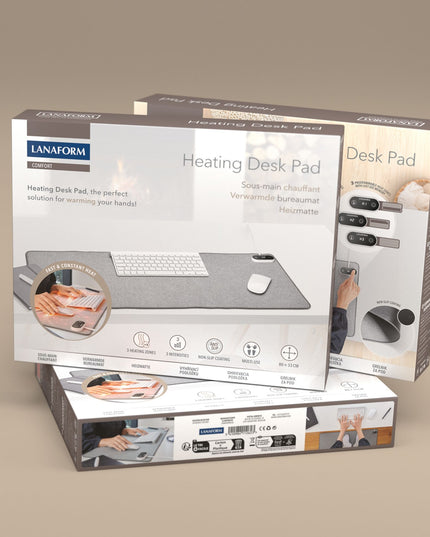 Lanaform Heating Desk Pad – Elektrisk musmatta & värmematta för händer och skrivbord