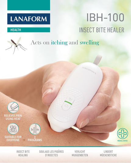 Lanaform IBH-100 – Bettlindrare med värmebehandling för myggbett och insektsstick