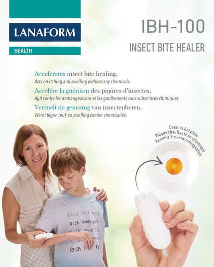 Lanaform IBH-100 – Bettlindrare med värmebehandling för myggbett och insektsstick