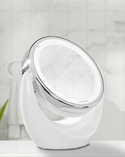 Lanaform LED Mirror – Sminkspegel med LED-ljus och magnetisk 10x förstoring