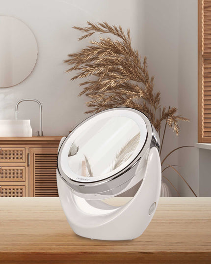 Lanaform LED Mirror – Sminkspegel med LED-ljus och magnetisk 10x förstoring