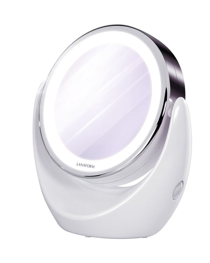 Lanaform LED Mirror – Sminkspegel med LED-ljus och magnetisk 10x förstoring