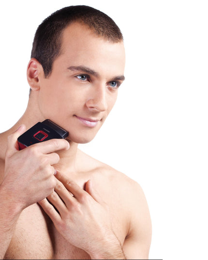 Lanaform Men's Travel Shaver & Clipper – 2-i-1 rakapparat och skäggtrimmer för resan