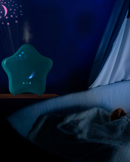 Lanaform Moony – Luftfuktare för barn med nattlampa och kall dimma