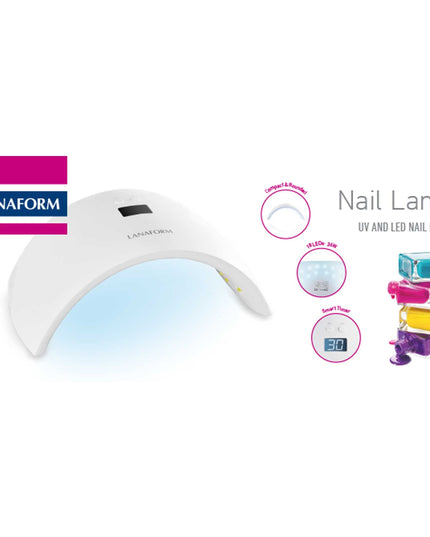 Lanaform Nail Lamp – UV/LED-lampa för snabbtorkning av gel- och shellack