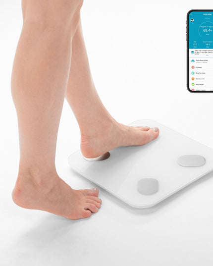 Lanaform PDS-200C – Smart personvåg med app, kroppssammansättning och Bluetooth