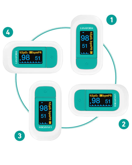 Lanaform PO-110 – Pulsoximeter med pulsmätare och OLED-display