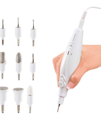 Lanaform Perfect Nail – Elektriskt manikyr- och pedikyrset med 7 tillbehör