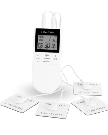 Lanaform Physio Stim – Avancerad TENS/EMS-apparat med dubbla kanaler och 20 program