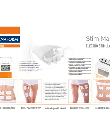 Lanaform Stim Mass – TENS och EMS-apparat för smärtlindring och muskelstimulering