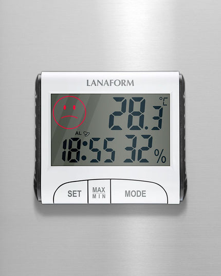 Lanaform Thermo-Hygrometer – Digital termometer och hygrometer för inomhusklimat