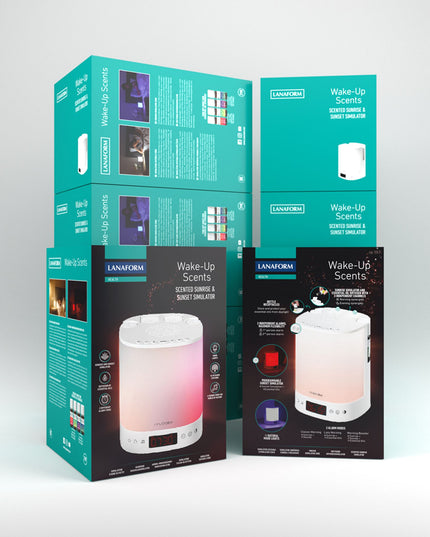 Lanaform Wake-Up Scents – Väckarklocka med doft- och ljusväckning