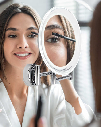 Lanaform Wall Mirror x10 – Väggspegel med 10x förstoring för detaljarbete