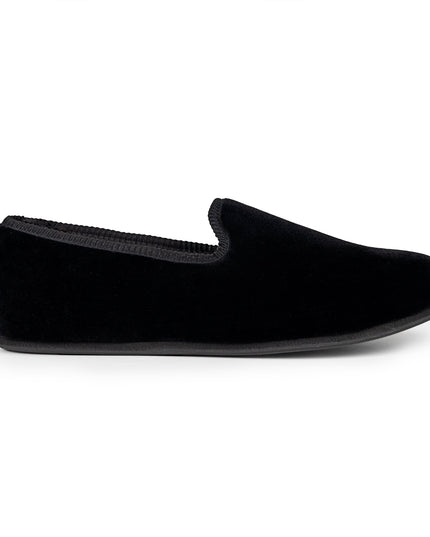 Black Velvet Loafer
