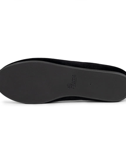 Black Velvet Loafer