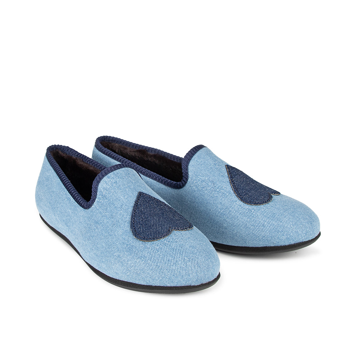 Denim Heart Loafer
