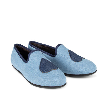 Denim Heart Loafer