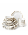 24-Pack innehåller (6st liten tallrikar + 6st mellan tallrikar + 6st stora tallrikar + 6st skålar):