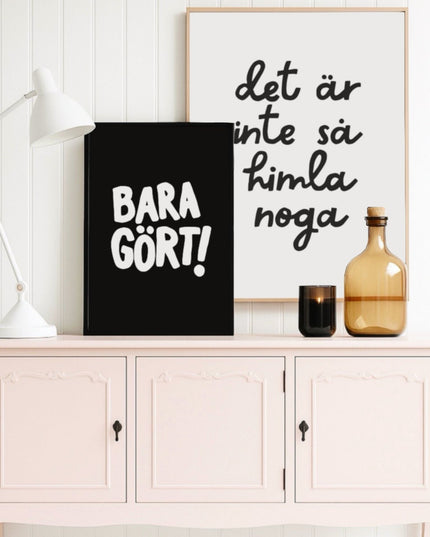Poster | Inte så noga