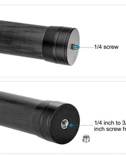 PULUZ 21 cm Kolfiber Förlängningsarm / Monopod Stick