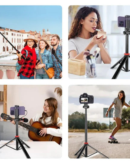 PULUZ Teleskopiskt aluminiumstativ 2m