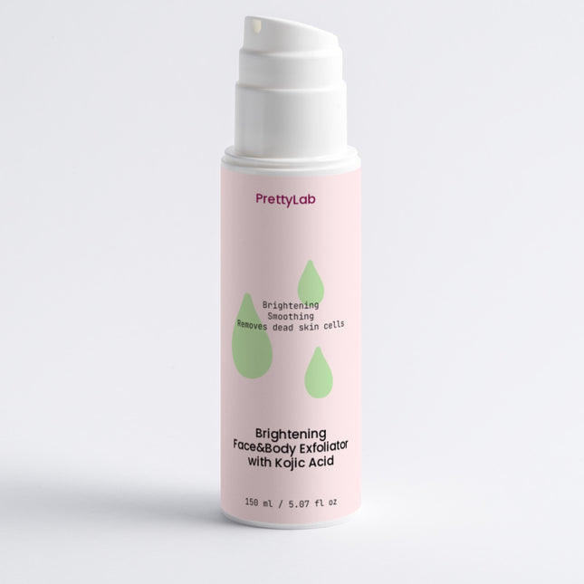 Exfoliator med Kojic Acid och Vitamin C för mörka fläckar och ojämn hudton
