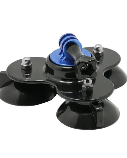 Triangelriktat sugkoppsfäste med stativfäste handskruv