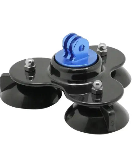 Triangelriktat sugkoppsfäste med stativfäste handskruv