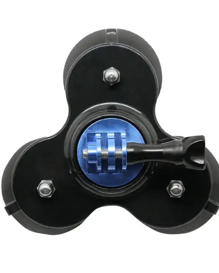 Triangelriktat sugkoppsfäste med stativfäste handskruv