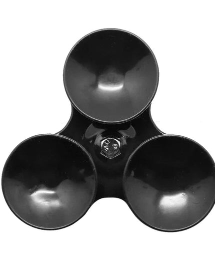 Triangelriktat sugkoppsfäste med stativfäste handskruv