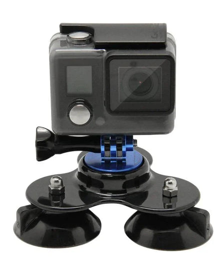 Triangelriktat sugkoppsfäste med stativfäste handskruv