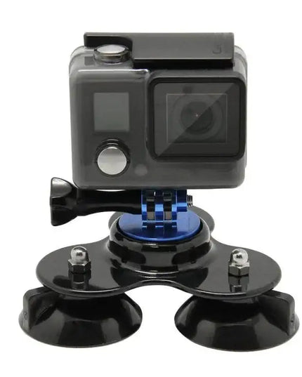 Triangelriktat sugkoppsfäste med stativfäste handskruv