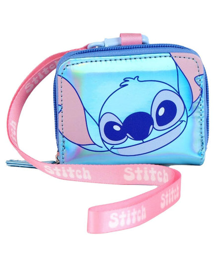 Plånbok Stitch i blå, polyuretan