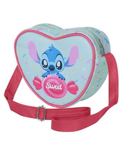 Axelväska Lilo & Stitch, blå, kompakt