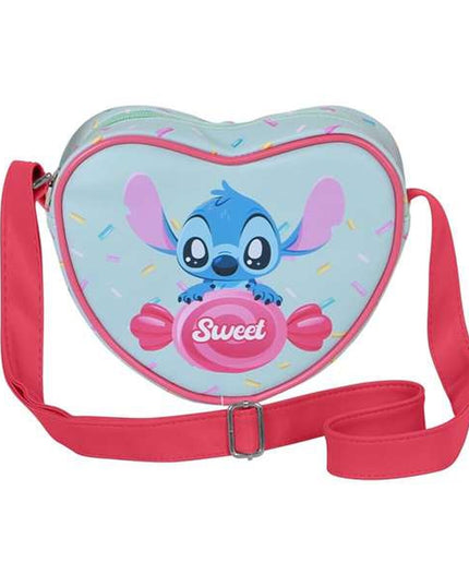 Axelväska Lilo & Stitch, blå, kompakt