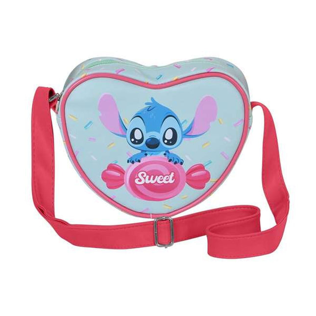Axelväska Lilo & Stitch, blå, kompakt